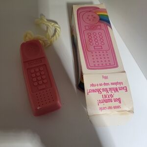 Telephone soap on a rope  avon vintage